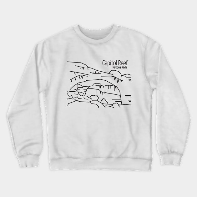 Capitol Reef National Park Crewneck Sweatshirt by FreshSketch